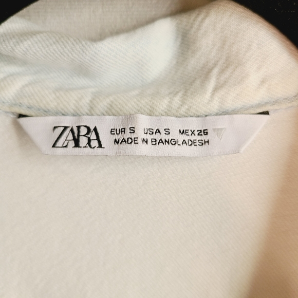 Zara Denim Button Utilitarian Romper - Picture 7 of 9